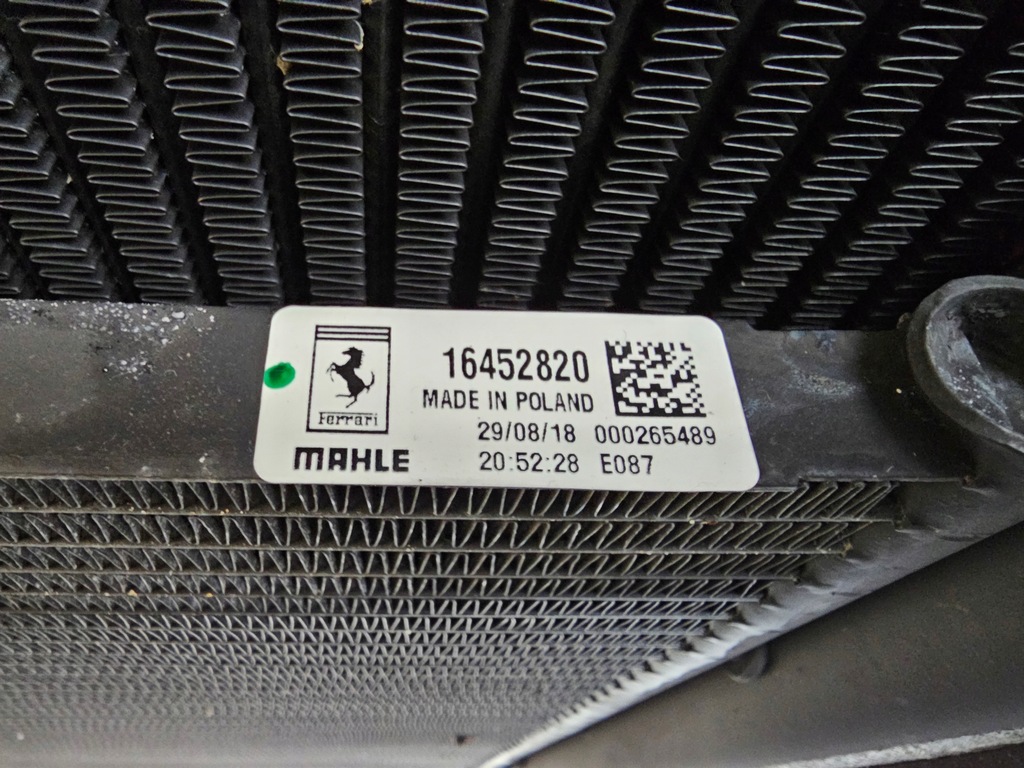 фото №8, Комплект радіатор радіатор ferrari 812 superfast