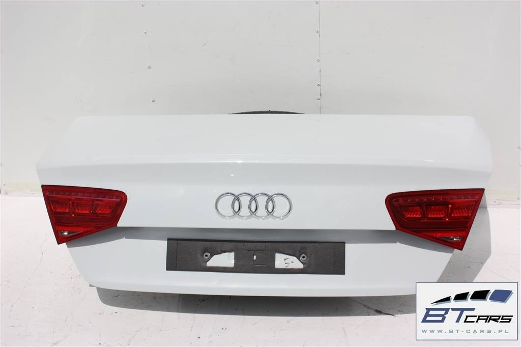 фото №5, Audi a8 4h d4 ls9r задня бампер задній + кришка багажника багажника + лампи лампа світлодіоди l