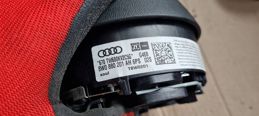 фото №8, S4 b9 8w a4 подушка руля подушка безопасности sline org 8w0880201ah a5 8w s5