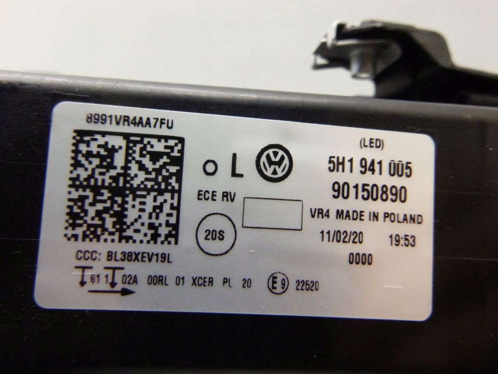 фото №11, Vw golf 8 viii full led 5h1 лампа перед левая правая