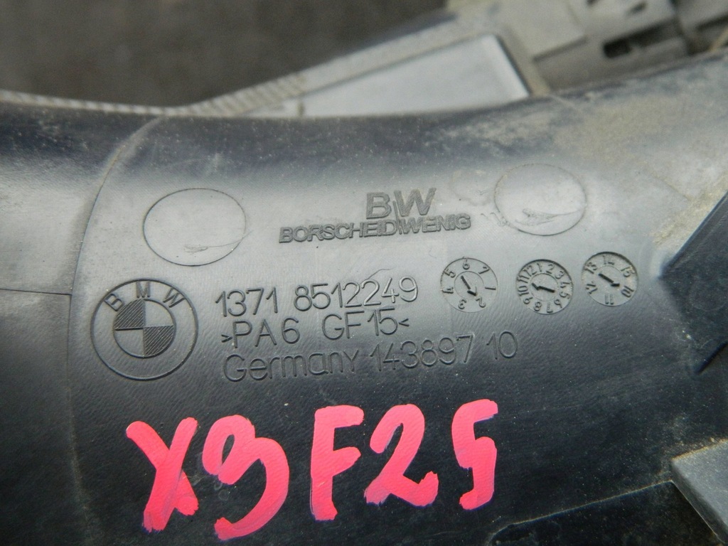 фото №6, Bmw x3 f25 2.0d n47 труба резонатор витратомір повітря 8512249