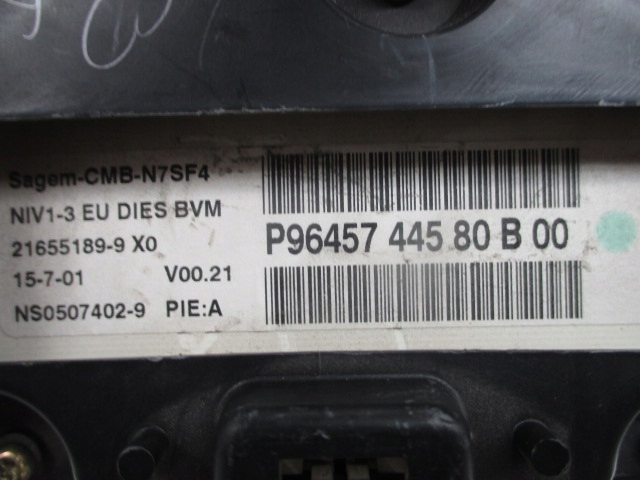 фото №7, Citroen xsara lift 99-03 счетчик приборы 9645744580