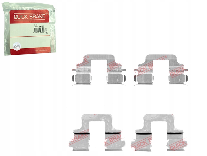 фото №1, Набір монтажний гальмівних колодок задня volvo s60 ii v40 v60 i ford galaxy ii