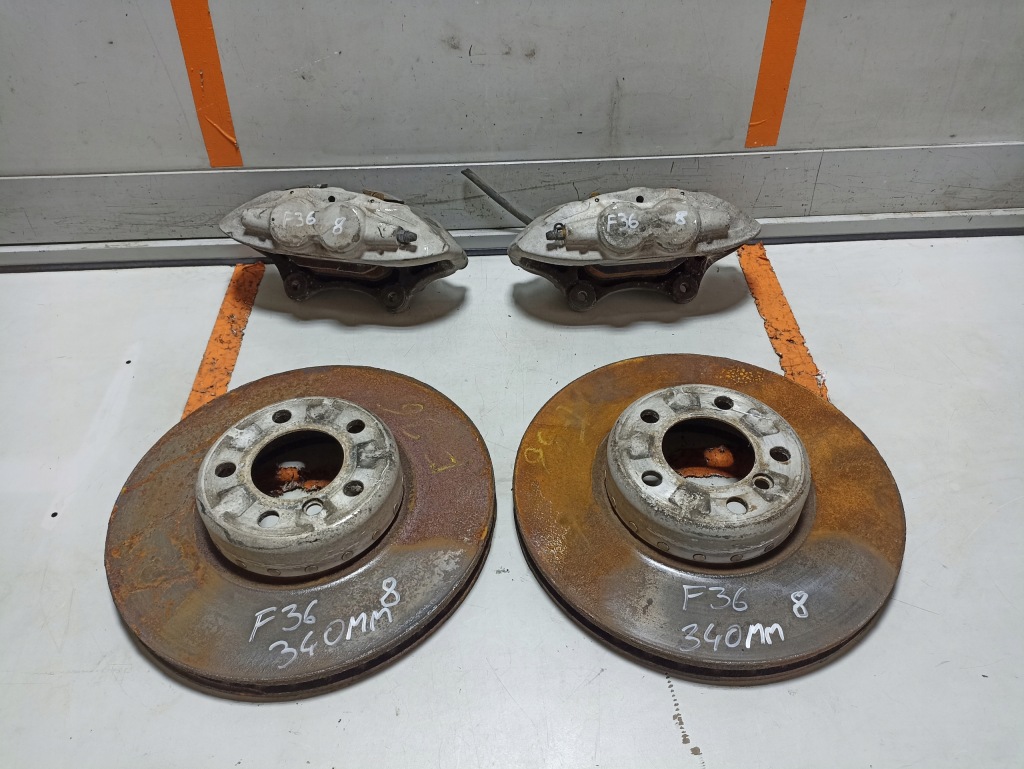 фото №1, Bmw 4 f36 lift тормозные диски суппорты 340 mm перед brembo