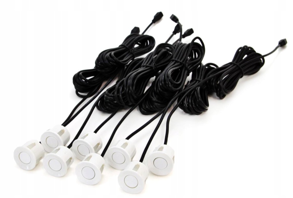 фото №12, Датчики паркування заднього виду звуковий сигнал 8 датчик. білий