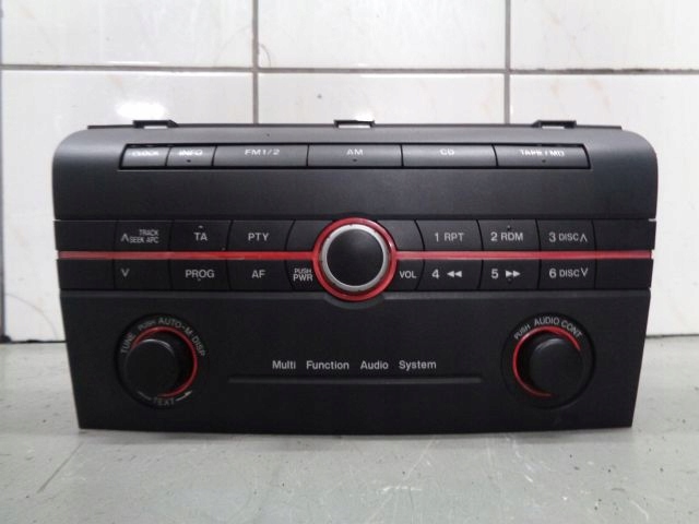 фото №1, Mazda 3 bk 04 радіо cd радіопрогравач bp4m66950a