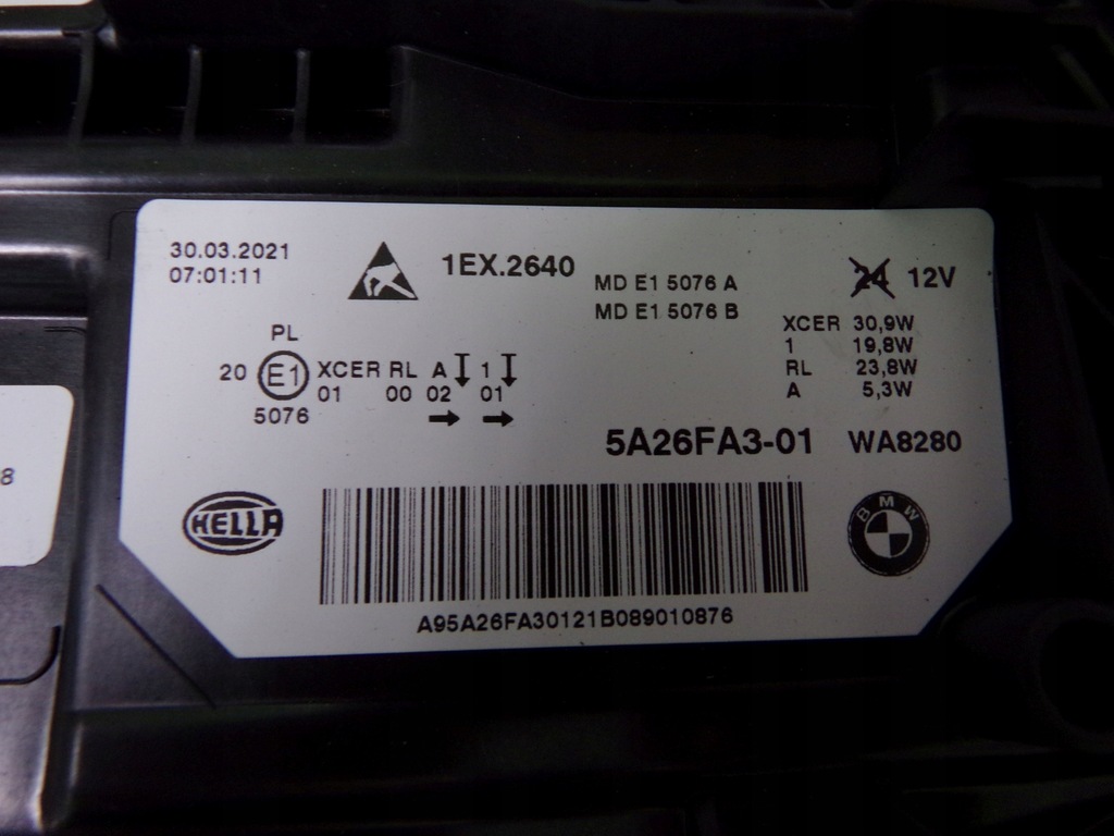 фото №14, Bmw g30 lci lift лампа ліва full led 5a26fa3 комплектна