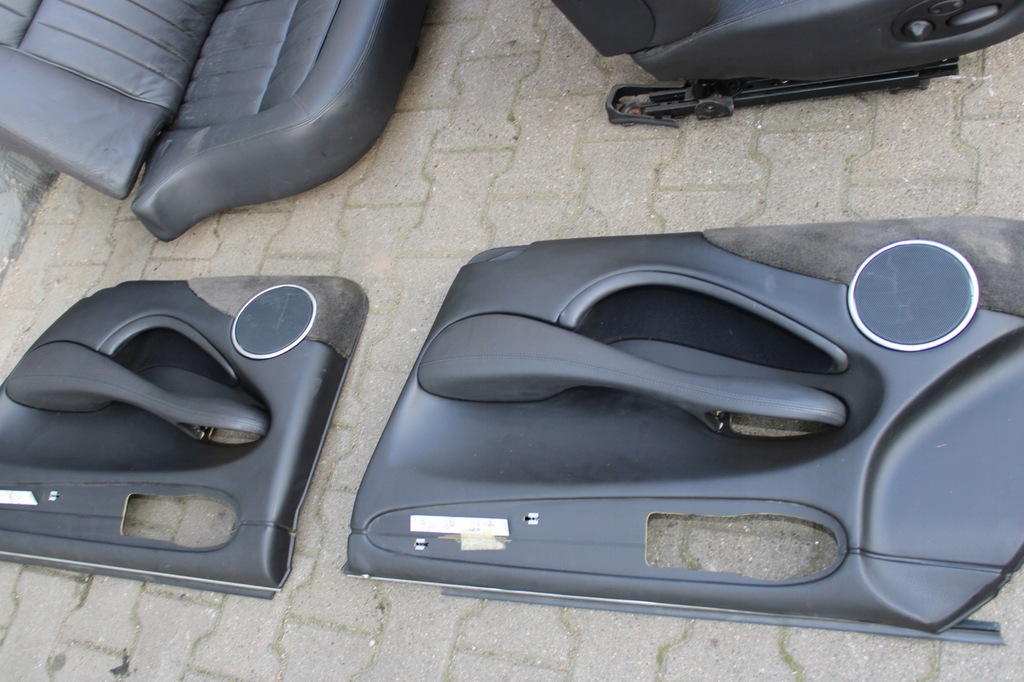 фото №8, Jaguar xj x308 сиденья заднее сиденье кожа чёрные + обшивки europa электрический podgr
