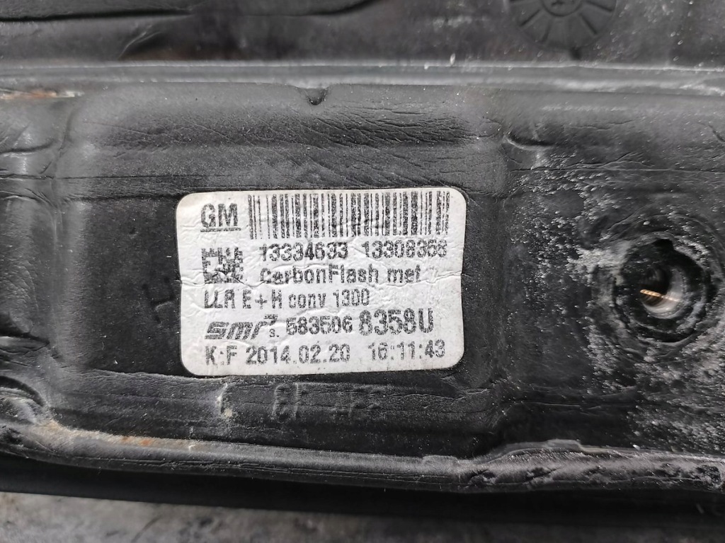 Купити Дзеркало праве opel astra j fl 13334633 13308358 583506-8358u z22c