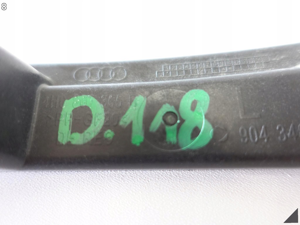 фото №9, Audi a8 s8 4h0 d4 lift 13-17 направляющая кронштейн w бампер левый задняя long