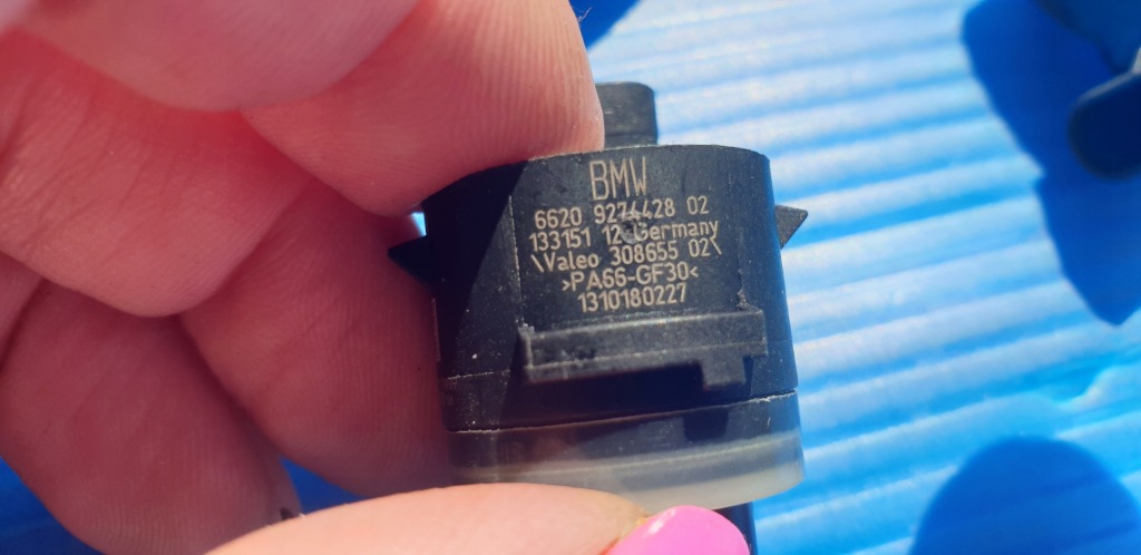 фото №5, Bmw f45 f46 g01 g02 f15 f39 датчик pdc парковки новый 9274428 чёрный