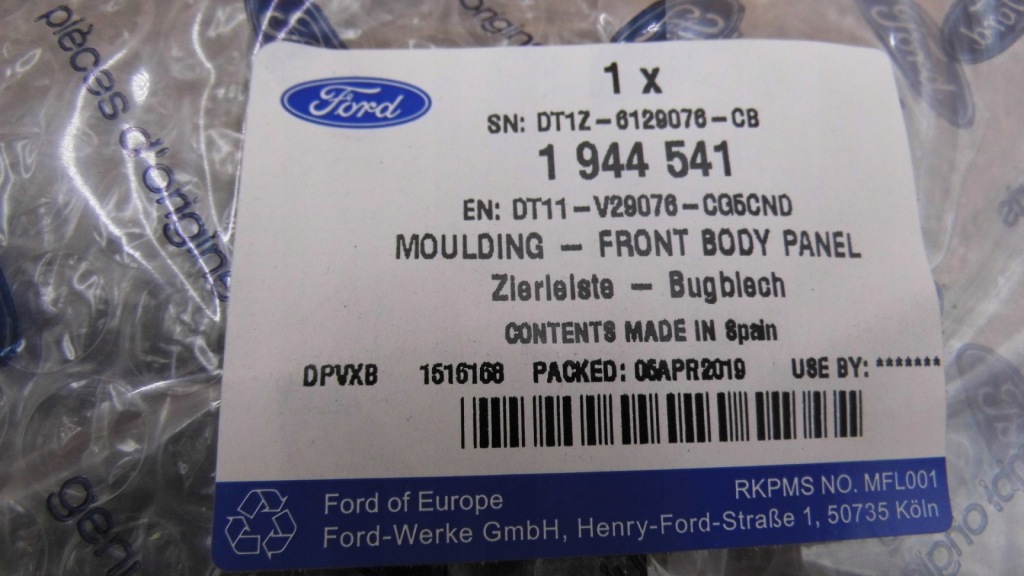 фото №4, Молдинг кузов задняя правый ford tourneo connect