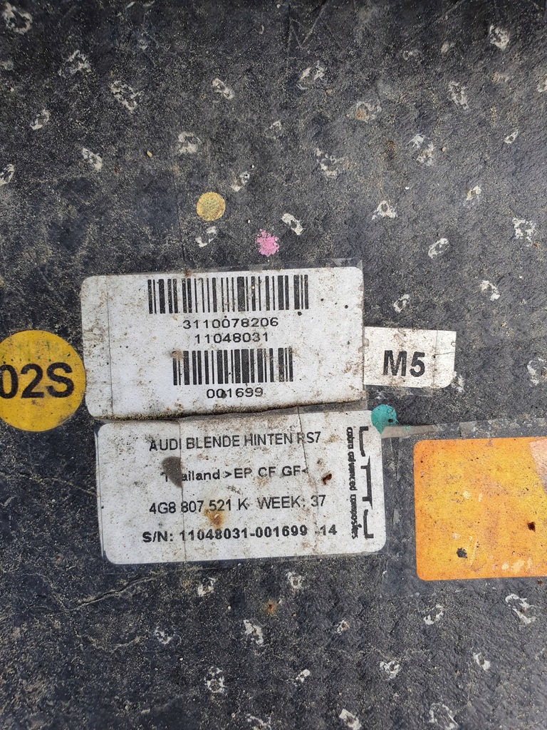 фото №11, Audi rs7 4g8 карбон бампер задняя задний диффузор