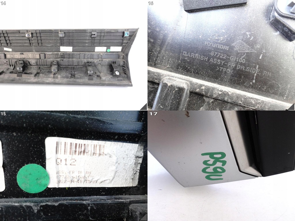 фото №12, Hyundai ioniq 5 21- молдинг na двері права перед 87722-gi100yev