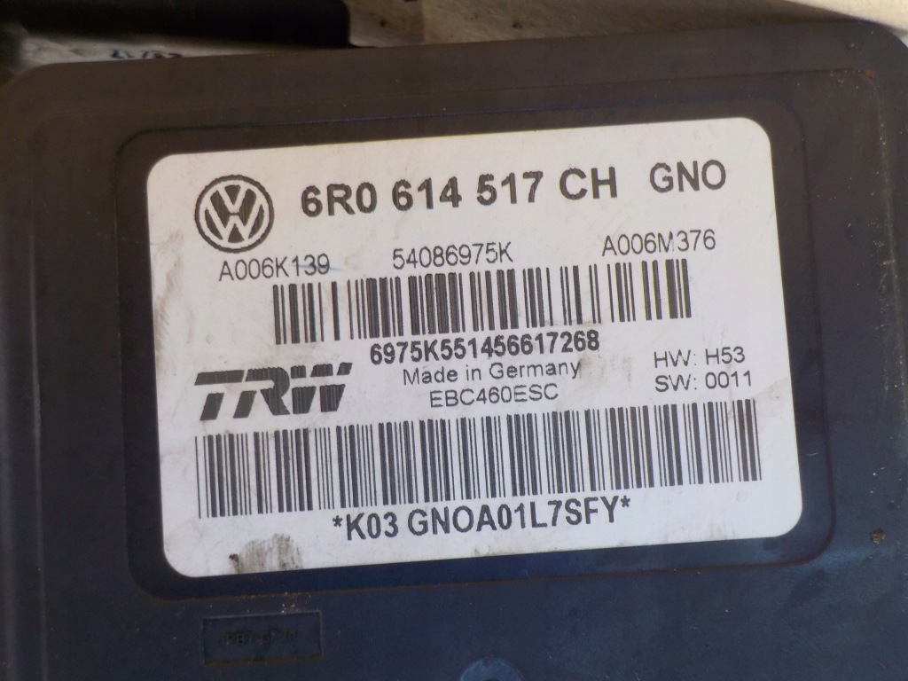 фото №8, Seat toledo eco 1.0tsi 2017r насос / блок керування abs 6r0614517ch