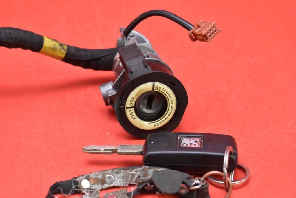 фото №5, Замок запалювання ключ 9654570280 peugeot 607 2.2 16v 163 km lift 04-08