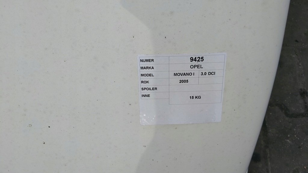 фото №7, Opel movano ветровик na крыша спойлер крышный