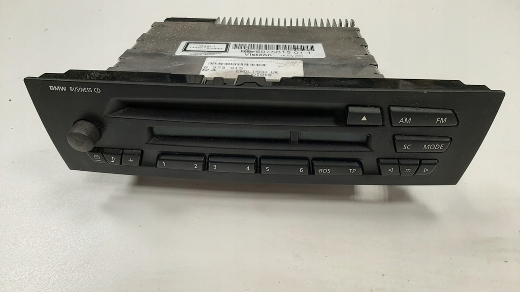 фото №2, Bmw 1 e87 e81 радио радиопроигрыватель cd uk anglik