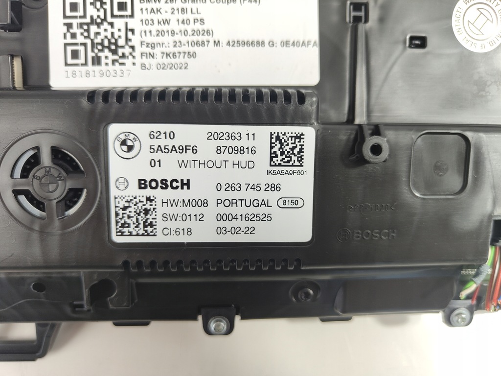 фото №9, Bmw f40 f44 z4 g29 счетчик приборы 5a5a9f6 виртуальный