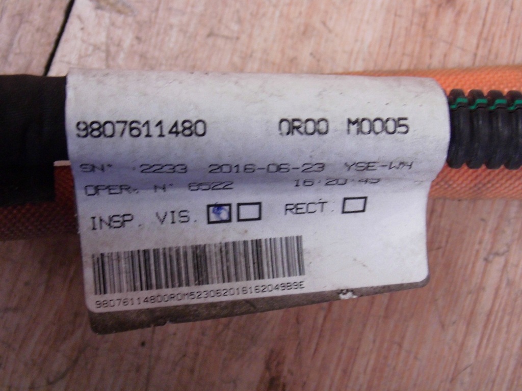 фото №8, Peugeot partner 2016 шланг разъём зарядки