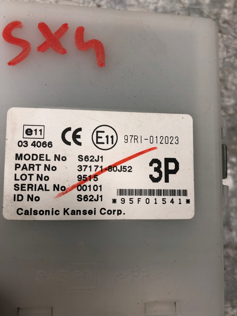 фото №5, Модуль імобілайзер імобілайзер suzuki sx4 37171-80j52