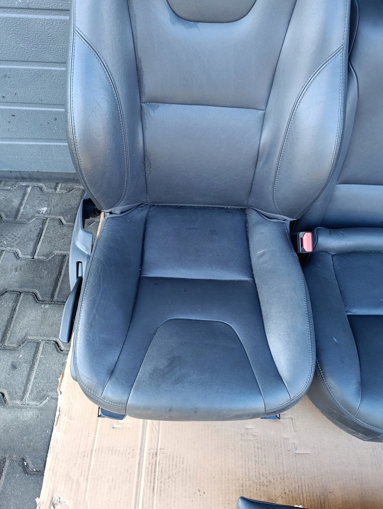 фото №10, Volvo v60 сидіння сидіння заднє сидіння комплект підігрів шкіра