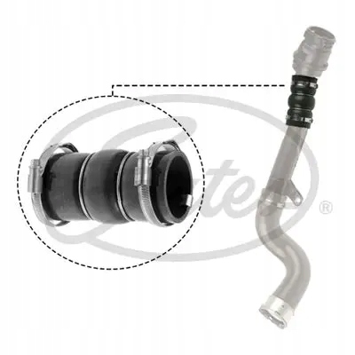 Шланг труба воздуха силиконовый 09-1299 gates Цена