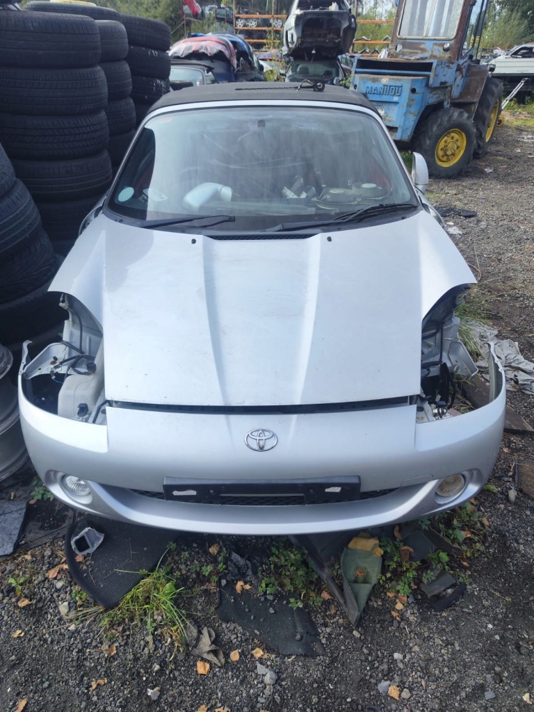 фото №8, Toyota mr2 капот pas радиатор воды кондиционера бампер перед серебристый