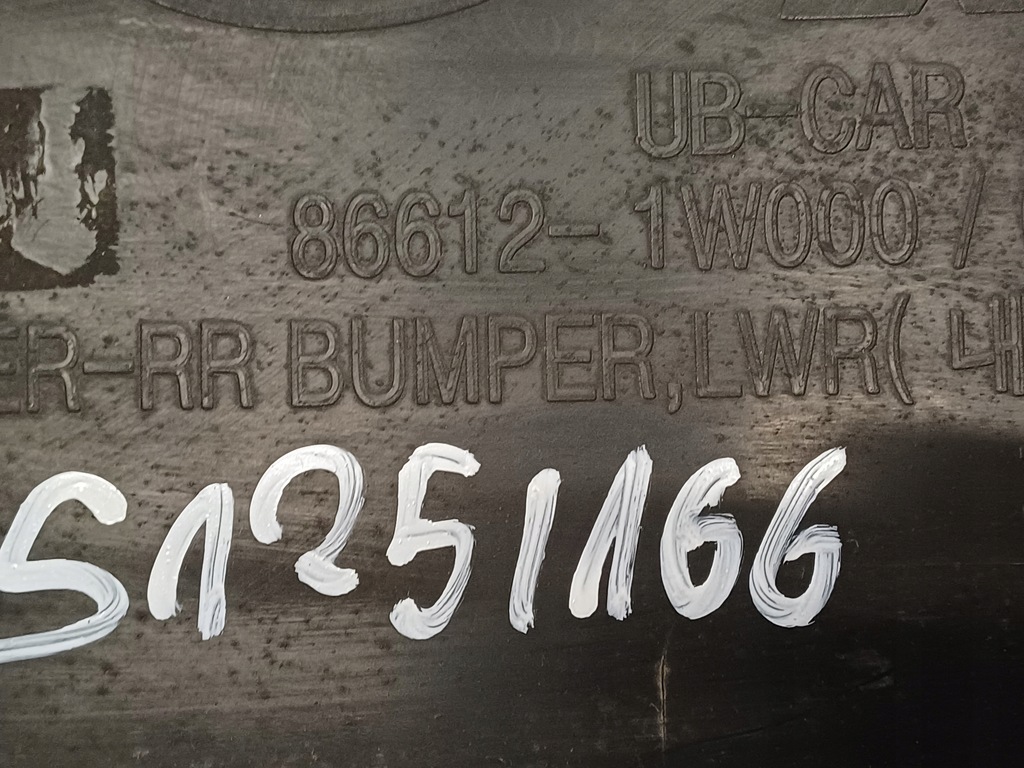 фото №8, Kia rio 3 iii sedan 11- спойлер накладка бампера задняя 866121w000