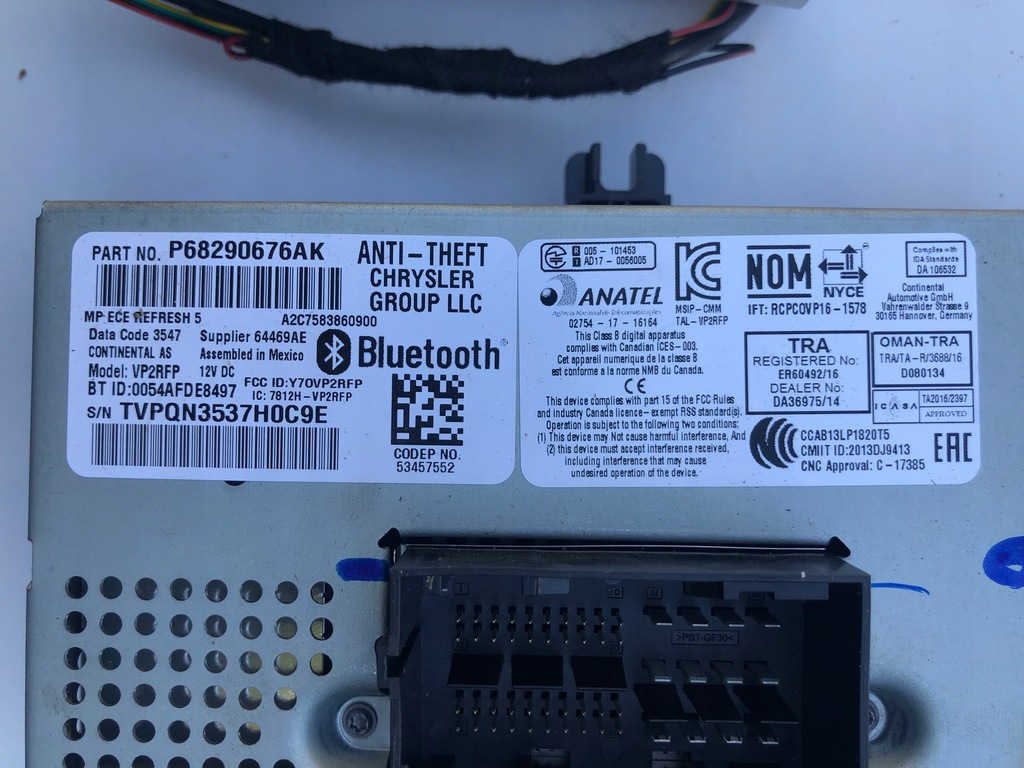 фото №3, Jeep compass ii радіо екран bluetooth 17r