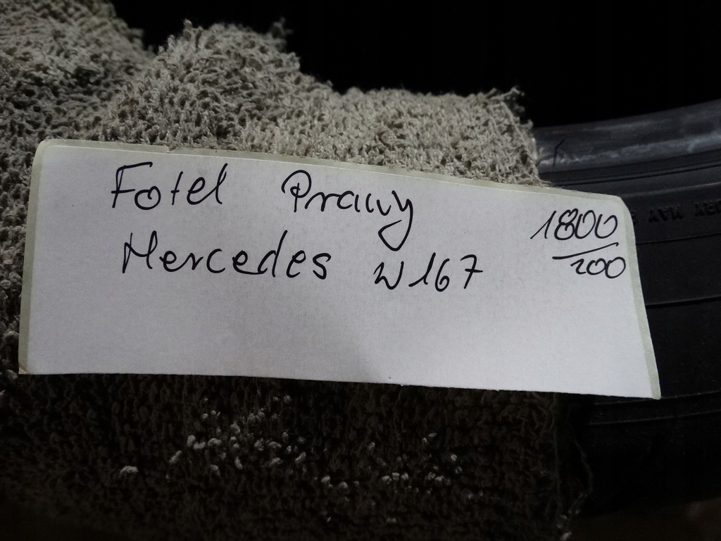 фото №6, Сиденье правый передний mercedes w167 1