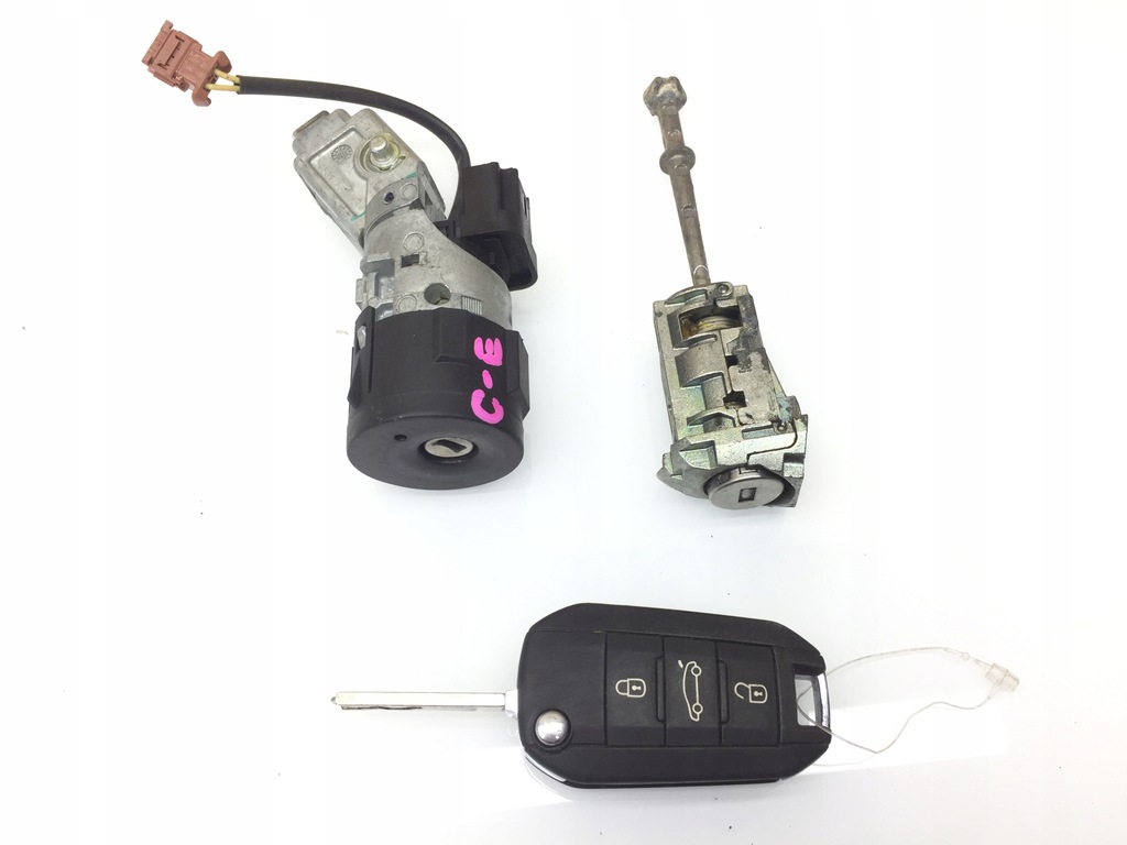 фото №1, C-elysee замок зажигания ключ