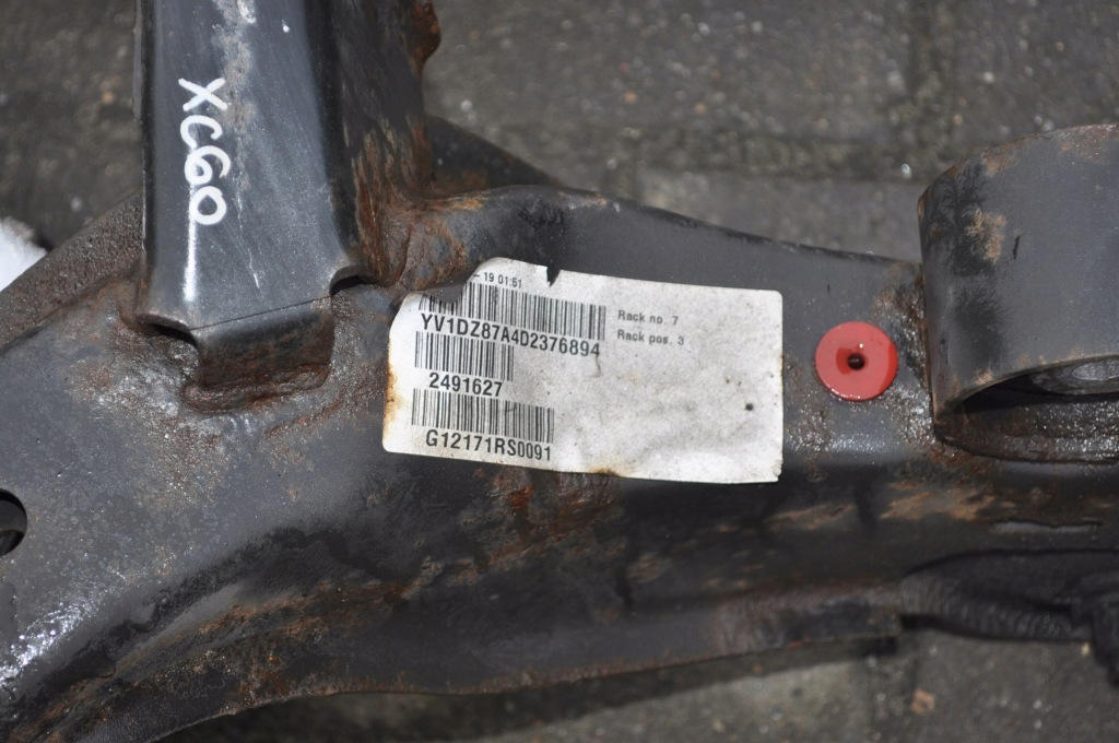 фото №7, Volvo xc60 s60 v60 xc70 awd підрамник підвіска задня задні балка підвіска