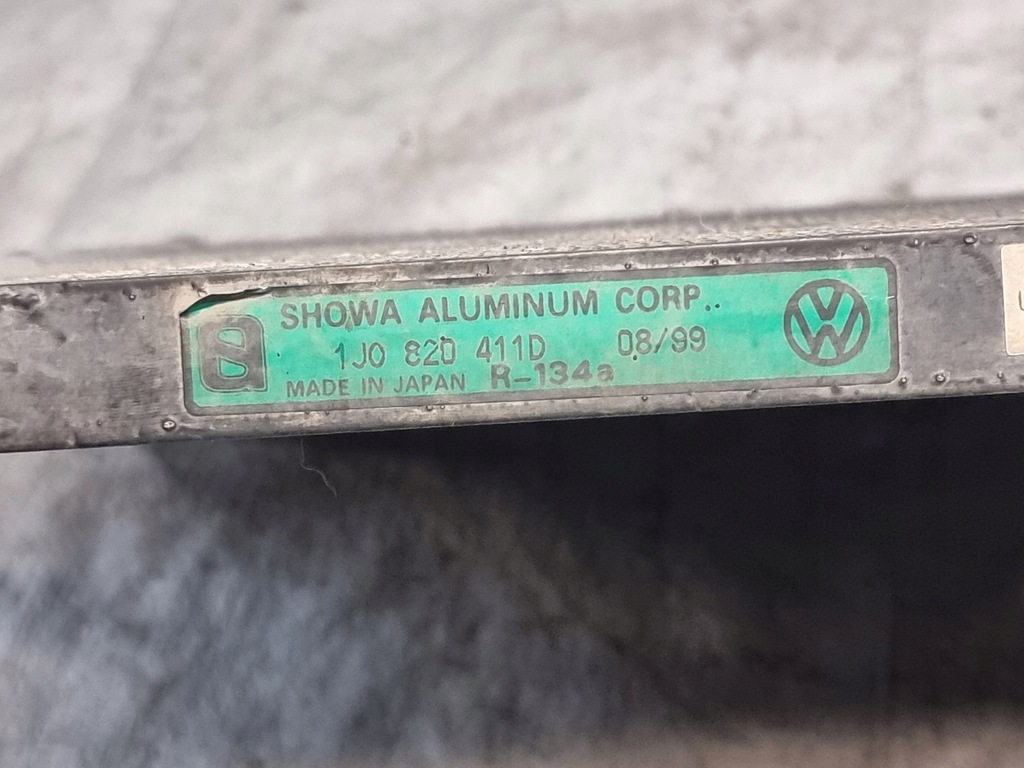 фото №15, Радиатор кондиционера оригинальный номер 1j0820411d audi a3 8l 1.8b