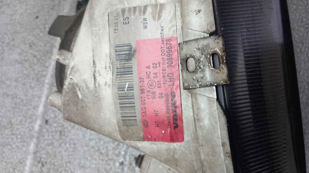 фото №3, Фара левый volvo v40 01r kombi