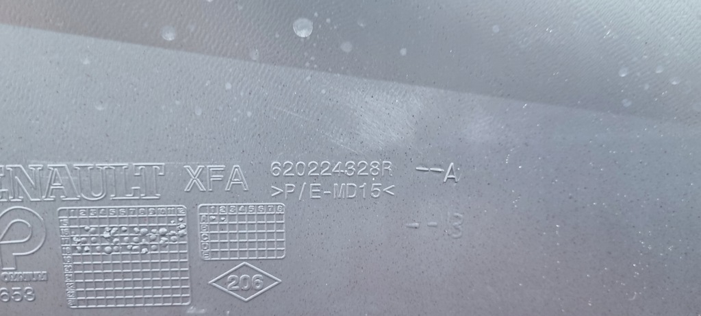 фото №15, Renault scenic iv 16- бампер перед оригинал a262