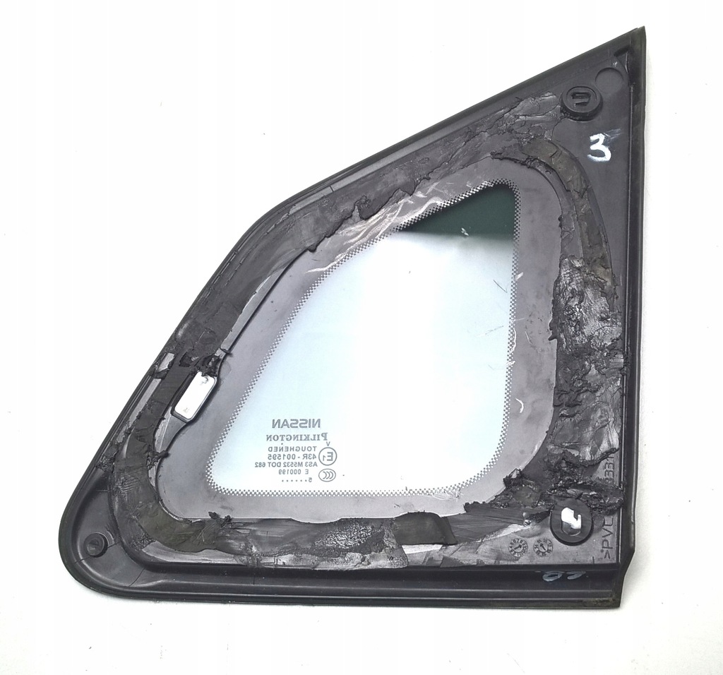 фото №7, Nissan qashqai 2 ii j11 2014- стекло левая задняя oryg