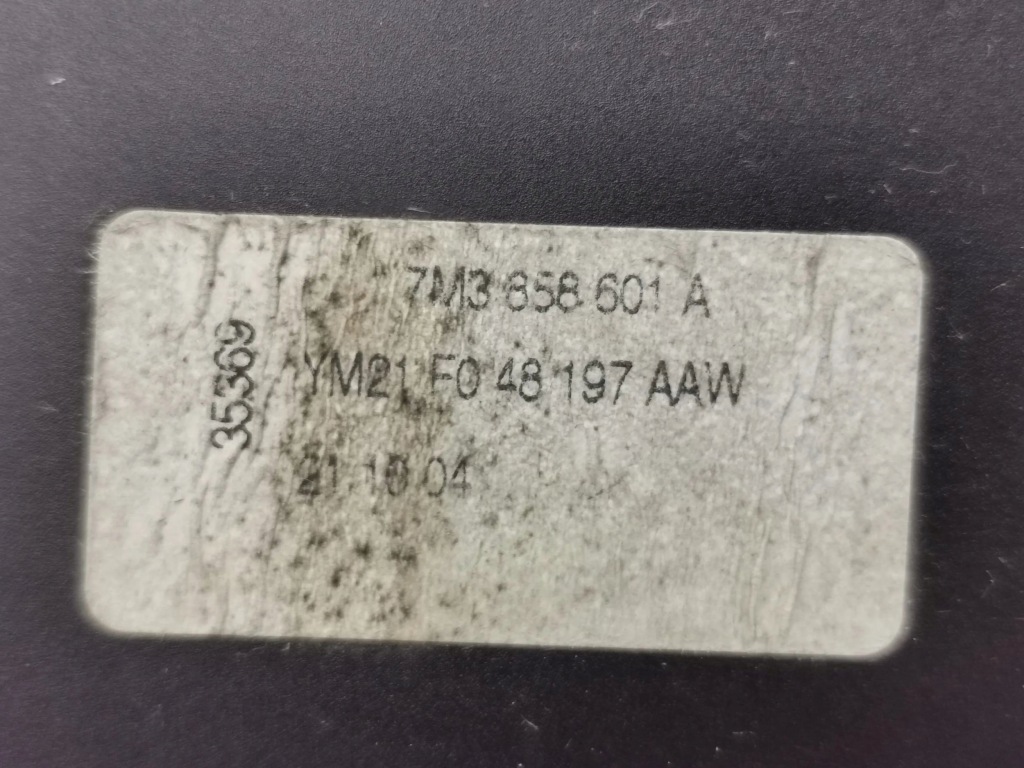 фото №11, Volkswagen sharan 2001 передний кронштейн na кружка туннель среднего