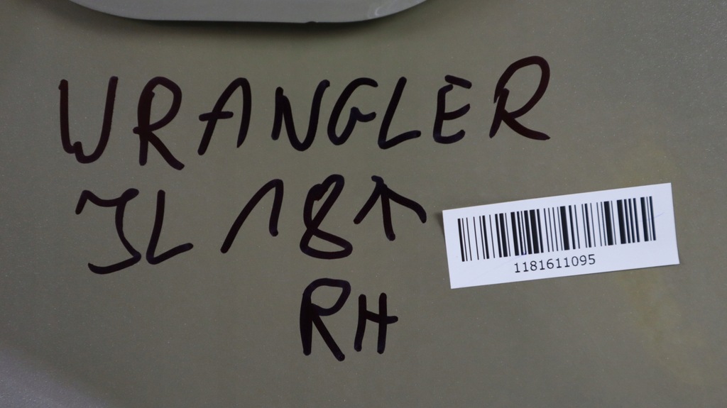 фото №10, Jeep wrangler jl 18- крила правий перед