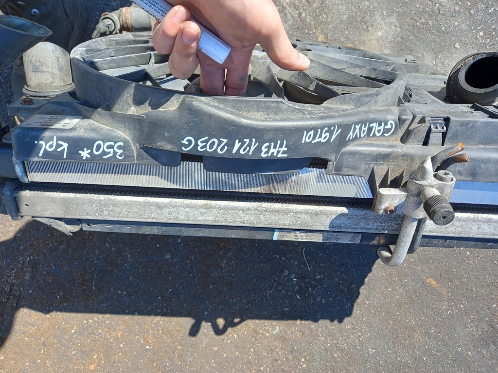 фото №6, Комплект радиатор ford galay 1.9 tdi 7h3121203g