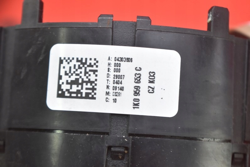 фото №10, Лента подушка безопасности шлейф 1k0959653c vw golf 5 v plus 03-09