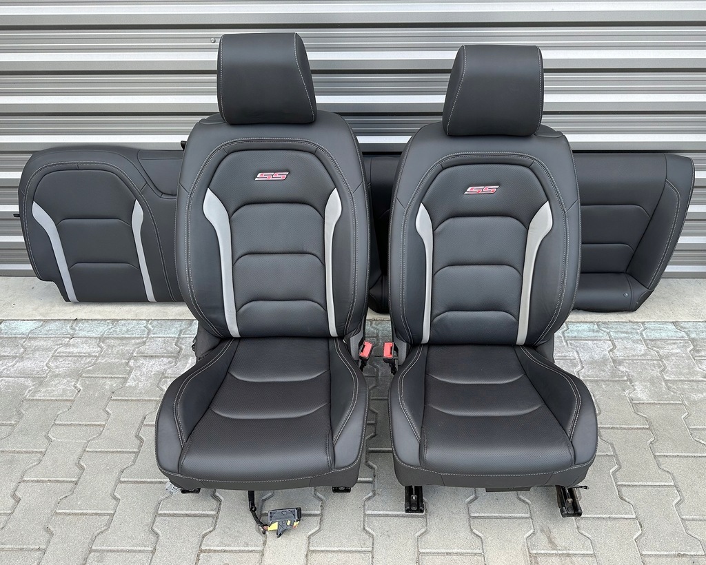 фото №1, 2016-2023 camaro ss сидіння шкіряний шкіра заднє сидіння сидіння шкіра салон