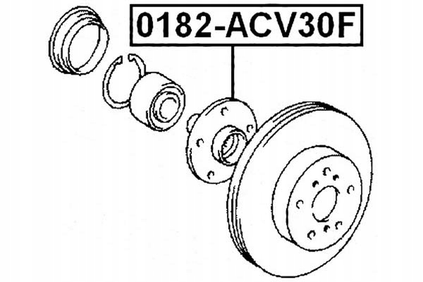 фото №2, Ступиця колеса lexus перед rx toyota camry febest #petrolhead pro+ kit7