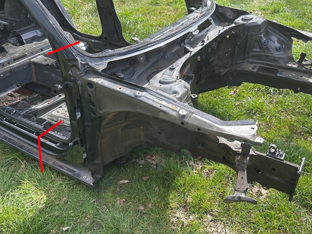 фото №1, Audi a3 8v lift sedan четверть передняя правая правый перед лонжерон