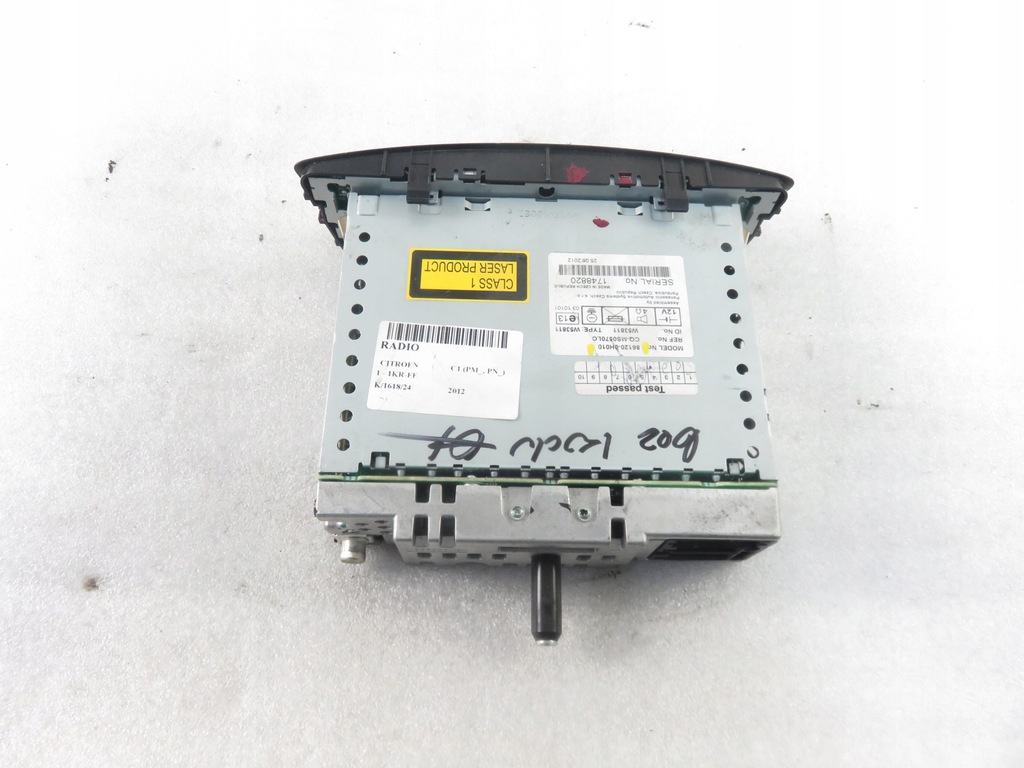 фото №8, Радіо citroen c1 pm_, pn_ 861200h010