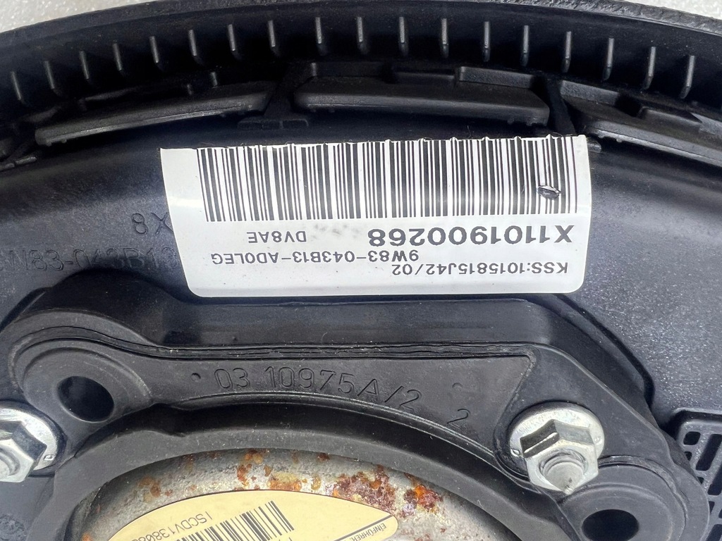 фото №8, Jaguar xf x250 2010 подушка повітряна подушка безпеки керма