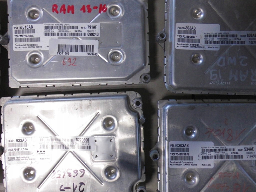 фото №6, Блок управления двигателя бортовой компьютер dodge ram iv 4 5.7 hemi 3.6 2014 2015 2016 2017