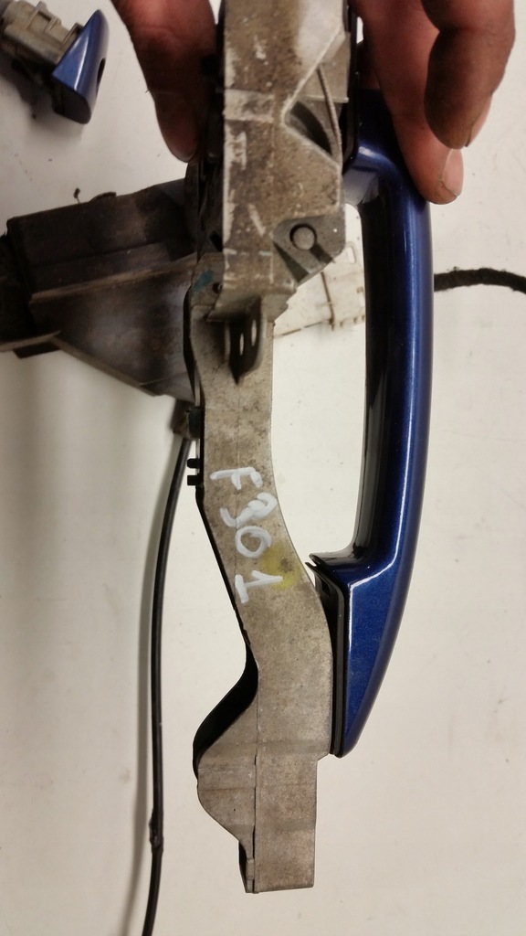 фото №8, Замок двері лівий перед ручка троси peugeot 407 9683417880