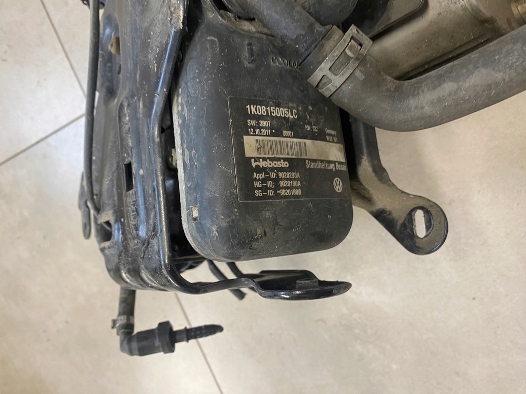 фото №5, Vw caddy 1.2 tsi обігрівач webasto 1k0815005lc