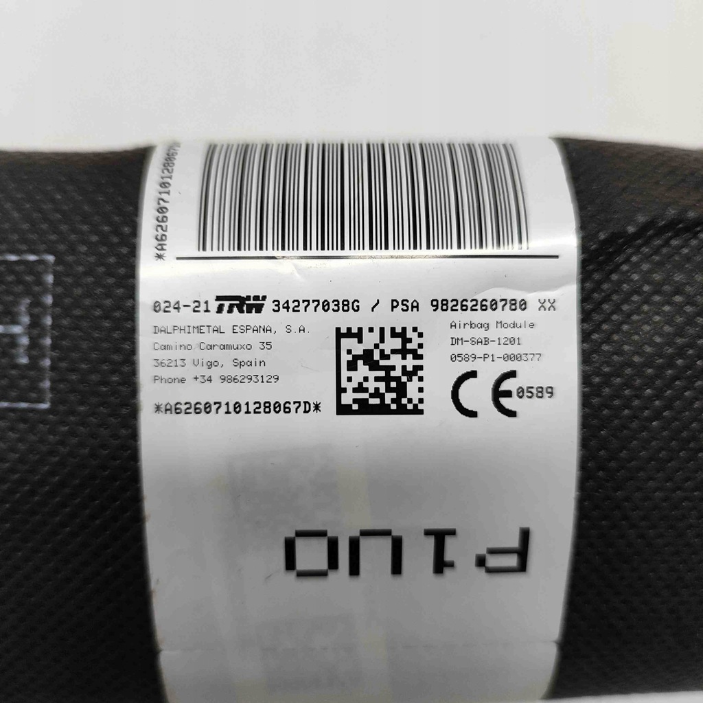 фото №8, Подушка безопасности сиденье srs opel grandland x 75 34277038g 21884390 1.2l 96kw 2021